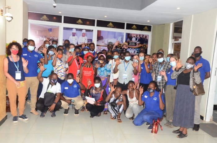 Makerere university Rotary peace center visit of MYDEL projects