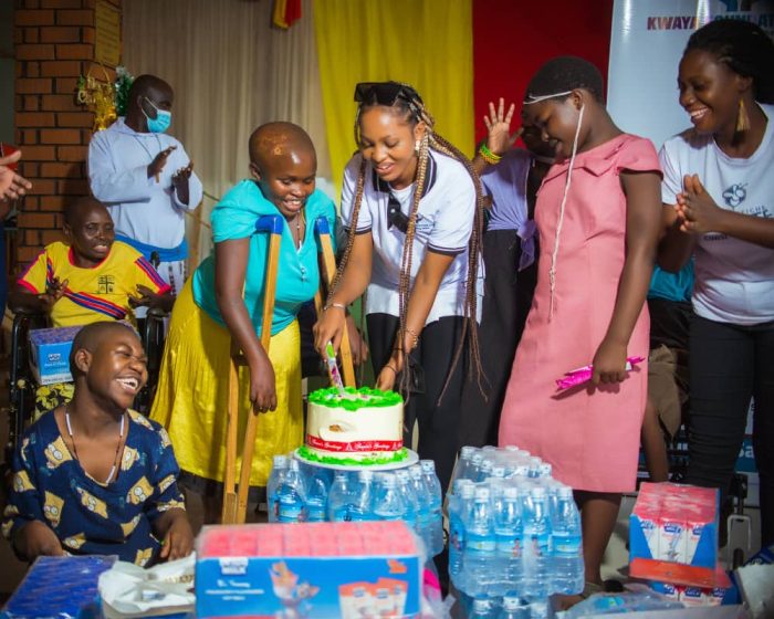 Spice Diana at Mengo Youth Development Link